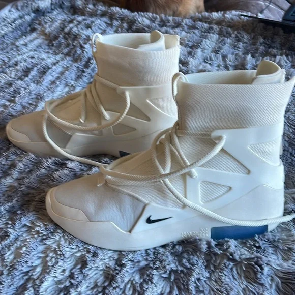 Shoes | Ultra Rare Nike Fear Of God 1 In Sail White | Poshmark display picture 2